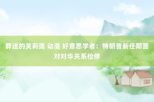 葬送的芙莉莲 动漫 好意思学者：特朗普新任期面对对华关系检修